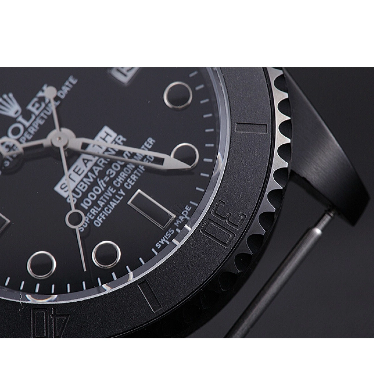 Aaa fake watches Black Stealth Rolex 621993 Submariner 0709